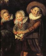 Guido da Siena Details of  The Group of Children oil painting